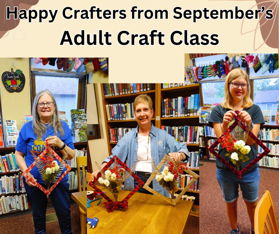 https://www.earlvillelibrary.org/wp-content/uploads/2023/09/Projects-from-Septembers-Adult-Craft-Class.jpg